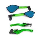 Kit Retrovisor Manete Crosser Xtz Factor Lona Rx Tt Rd 125 Dt 180