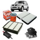 Kit Revisão Filtro Pajero TR4 Flex 2007 2008 Bomba D'água