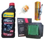 Kit Revisão Honda Biz 110i 2015 Em Diante Troca Óleo Filtros e Vela