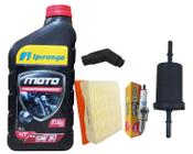 Kit Revisão Honda Cg 150 Titan 2009 A 2015 Troca Oleo Vela e Filtros