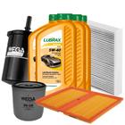 Kit Revisão Óleo 5W40 Lubrax + Filtros Wega Golf 1.0 12V Flex 2017 a 2018