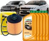 Kit Revisão Troca De Óleo 5w30 e Filtro Jeep Compass 2.0 Diesel 2016 2017 2018 2019 2020 2021 2022 2023 2024 2025