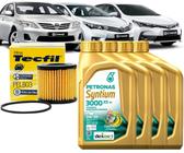 Kit Revisão Troca de Óleo 5w30 e Filtro Toyota Corolla 1.8 e 2.0 2010 2011 2012 2013 2014 2015 2016 2017 2018 2019