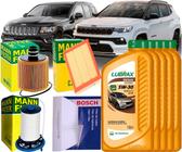 Kit Revisão Troca De Óleo 5w30 e Filtros Jeep Compass 2.0 Diesel 2016 2017 2018 2019 2020 2021 2022 2023 2024 2025