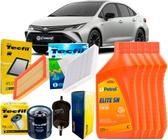 Kit Revisão Troca De Óleo 5w30 e Filtros Toyota Corolla 2.0 16V 2020 2021 2022 2023 2024 2025