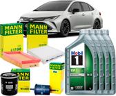 Kit Revisão Troca De Óleo 5w30 e Filtros Toyota Corolla Hybrid 1.8 16V 2020 2021 2022 2023 2024 2025