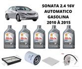 Kit revisao troca de oleo sonata 2.4 16v 2010 à 2015