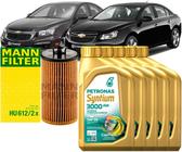 Kit Revisão Troca Óleo 5w30 e Filtro Gm Cruze 1.8 16v 2011 2012 2013 2014 2015 2016