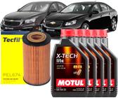 Kit Revisão Troca Óleo 5w30 e Filtro Gm Cruze 1.8 16v 2011 2012 2013 2014 2015 2016