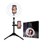 Kit Ring Light Foto Produto 25,5 Cm Suporte Tripé Controle - Bwx