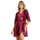 Kit Robe com Camisola Feminina Pijama Linha Noite Dormir