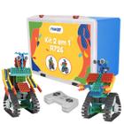 Kit Robótica Educacional Montagem Robô Controle Remoto 2 em 1 - R726