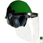 Kit Roçador Capacete Conjugado Com Abafador 12Db Protetor Facial Carneira Proteção Completa Epi