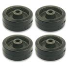 Kit Roda 312 Ferro c/ Borracha 150kg para Carrinhos (4 un)