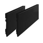 Kit rodapé de Poliestireno 30 Barras Lisas de 15cm x 2,40m Rende 72 Metros Casa Grassi