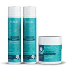 Kit ROKÉE Shampoo + Condicionador 300ml + Máscara Cachos 500g