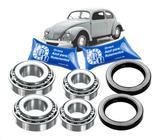 Kit Rolamento 2 Roda Dianteira 5 Furos Fusca 1200 1950 a 1974 Tl Variant