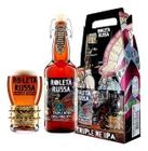 Kit Roleta Russa Triple New England 500ml + copo C/ Pulseira Dourada