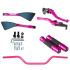 Kit Rosa Guidão 22Mm Manopla Jupiter Retrovisor Cbx250 Cb300