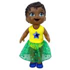 Kit roupa boneca baby alive - brasil girl - casinha 4