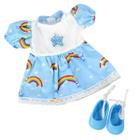 KIT ROUPA BONECA BABY ALIVE - VESTIDO ARCO IRIS ESTRELAR - Ri Happy