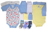 Kit Roupa De Bebe 12 Peças Body E Mijão Cueca Calcinha