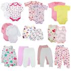 Kit Roupa de Bebê 20 Pçs Enxoval Recém Nascido Calça e Body