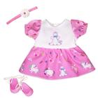 Roupa boneca para baby alive comilona entre 35/40cm - vestido salada de  fruta - casinha 4 - Roupa de Boneca - Magazine Luiza