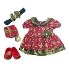 Roupa para Boneca - Kit Vestido Floral - Veste Bonecas tipo Baby Alive -  Cantinho da Boneca Acessórios e Utensílios para Bonecas