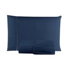 Kit Roupa de Cama Lençol Solteiro 2 Peças 400 Fios Micropercal Com Elástico Super Macio
