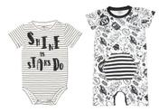 kit roupa infantil 2 peças - Macacão e Body G (9 A 12 meses) Pistol Star