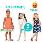 Kit Roupa Infantil Verão 5 Peças Menina