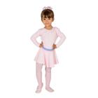 Kit Roupas Acessórias Ballet Clássico Infantil Rosa Inverno - SOUS SUS