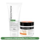 Kit Sabonete Controla Oleosidade Intensa 150g + Hidratante Face Care Antissinais Vitamina C FPS 22