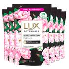 Kit Sabonete Líquido Lux Refil Botanicals Rosas Francesas 200ml 6 Unidades