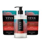 KIT Sabonete Líquido YEVA Oceano 500ml + 2 Refil 250ml Coral Ocean