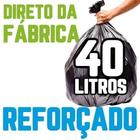 Kit Saco De Lixo 1.000un 40l Preto Reforçado