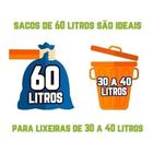 Kit Saco De Lixo 100 Lts Super + 60 Lts Reforçado Preto