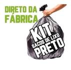 Kit Saco Lixo 200lts Reforçadíssimo + 60lts Reforçado Preto