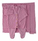 Kit Saida Maternidade Manta Menina Rosa Manta Infantil