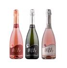 Kit Saint Tropez Moscatel Branco + Rosé + Brut Rosé 750ml