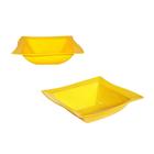 Kit Saladeira Moove Vemplast P + M Polipropileno Amarelo