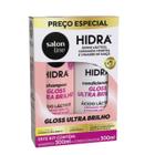 Kit Salon Line Shampoo + Condicionador Hidra Gloss Ultra Brilho 300ml