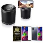 Kit Samsung M51 Som Bluetooth Potente Q3 + Capinha + Película 3D - Armyshield