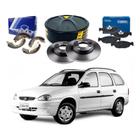 Kit Sapata Disco Pastilha Corsa Wagon 1.0 1994 A 2002