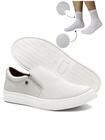 kit Sapatênis Slip On masculino e meia