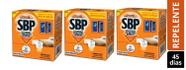 Kit Sbp Repelente Elétrico Tomada 3 Aparelho + 3 Refil 35ml