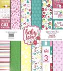 Kit Scrapbook KT - Baby Love Girl - Loja do Papel