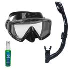 Kit Scuba Máscara Mx03 Sk-10 Dry Antiembaçante 60ml Fun Dive