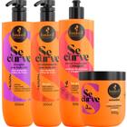 Kit Se Curve Shampoo + Cond + Creme Finalizador + Máscara Poder Dos Óleos 500ml Haskell